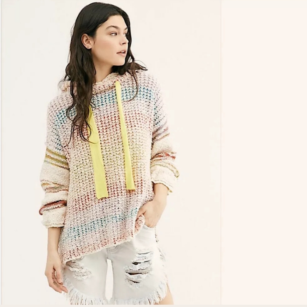 Free People "Sit Next to Me" hoodie sweater NWT